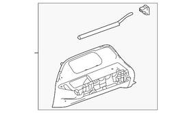 247-730-57-02-64-9051 Mercedes-benz Genuine Door Handle