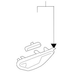 Mercedes-benz 257-760-11-00-9051 Genuine Mercedes-benz Interior Door Handle