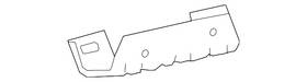 447-695-04-14 Mercedes-benz Genuine Grip Handle Rear Bracket