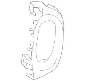 447-815-03-36-7h52 Mercedes-benz Genuine Grip Handle