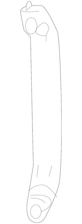 Mercedes-benz 906-815-01-36-7j69 Genuine Mercedes-benz Handle