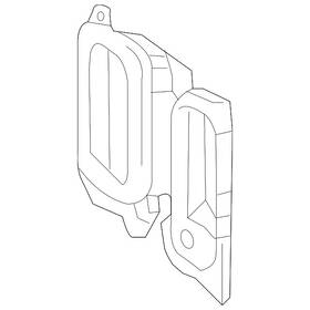 Mercedes-benz 90676000619b27 Genuine Mercedes-benz Handle Inside