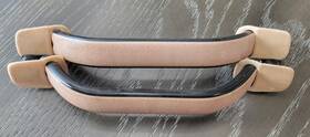 A1078100054 Mercedes-benz R107 Hard Top Grab Handle Pair Cream 1078100054 450sl 380sl 560sl