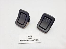 A2218100040 Mercedes-benz 07-13 Oem W221 S63 Roof Interior Coat Hook Hang Set Of 2