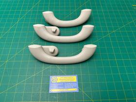 7418766 Mini 14-24 Cooper F55 F54 F60 Roof Overhead Grab Handle Set Of 3 Oem