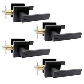 Monkemon 783902267268 Privacy Door Lever With Lock Locking Handle Set For Heavy Dut
