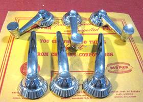 1575911 Mopar Like New 1955-1959 Desoto Dodge Door And Quarter Handle Lot Of 6 No Surprises