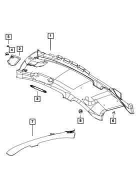 1ry65jd7aa Mopar Genuine Grab Handle