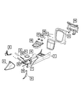 5ym96ls5aa Mopar Genuine Grab - Handle