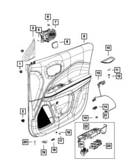 6wj20szlad Mopar Genuine Inside Release Handle Right 6wj20szlad Mopar Genuine Inside Release Handle Right