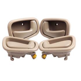 Gg0301 Motorfastracing 4pcs Inside Door Handle Handel Fortoyota Corolla/ Chevrolet Prizm Tan Beige New