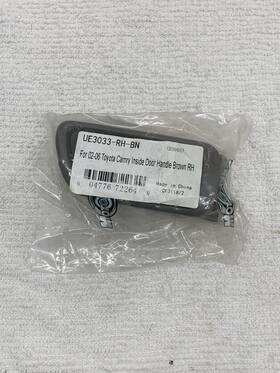 Ue3033rhbn Motorking Brown Front Or Rear Right Inside Door Handle 2002-06 For Toyota Camry 2.4l 3.0l