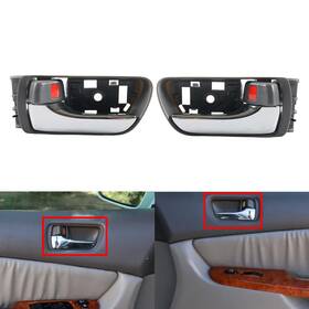 Motorshop168 336854329470 2pcs Front Left Right Interior Door Handle For Toyota Sienna 2004-2010 Grey