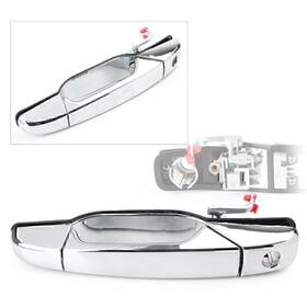 Motorshop168 550731332470 Chrome Front Driver Exterior Door Handle Bar For Chevy Gmc Silverado 2007-13