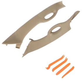 4l3z1503598aac Nexa-gear A Pillar Interior Trim Grab Handle Left& Right Fit 04-08 Ford Beige Lincoln Mark