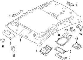 73940-6ca0a Nissan Genuine Interior Grab Bar