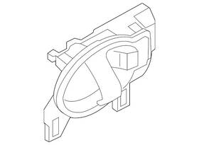 80670-1hl3b Nissan Genuine Handle Inside