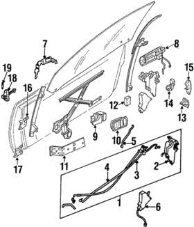 80670-30p00 Nissan Genuine Handle Inside