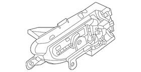 80670-9he0a Nissan Genuine Handle Inside