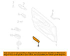 806839e100 Nissan Door-handle Front Oem Bezel 98-01 Left Altima