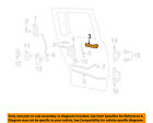 1ju98sz0aa Oem Jeep Chrysler Compass-interior Handle 08-14 Door