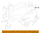 Be8z54237w10ab Oem Door-handle Fiesta Cap Left Hardware-rear Ford Lock