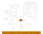 20920593 Oem Door Handle Express Van Savanna 1998-2016