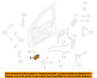 826202d000ax Oem Elantra-interior Hyundai Door 01-06 Handle
