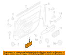 Ae5z5422621ab Oem Front Ford Door-handle Bezel Left