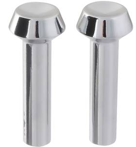 21850a Oer Chrome Door Lock Knob Set For 1964-1966 Mustang Fairlane And 1966-1967 Bronco
