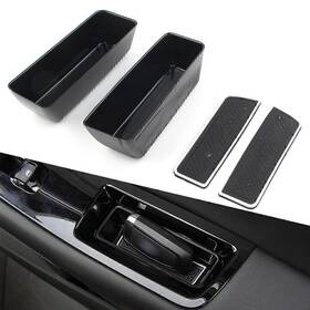 Onegogogo 550752906674 Front Door Handle Armrest Storage Box Tray Bin Kit For Ford Edge 2015-2020