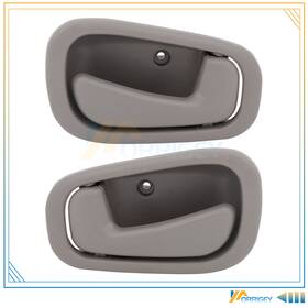 Wh802180ps Orrigey Interior Front Or Rear Door Handle Grey Set Of 2 For 98-02 Toyota Corolla Prizm