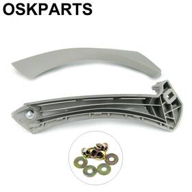 51417230851 Oskparts Gray Door Panel Handle Pull Interior Trim Cover For 04-11 Bmw 3 Series E90 E91