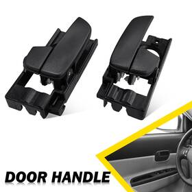 826201 Oxilam E020 Black Front Left And Right Side Interior Door Handles 2x For Hyundai Accent 06-11