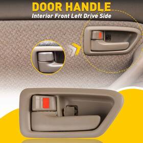 Wwd-fzd-45519 Oxilam Front Rear Left Side Inner Door Handle For 1998-2001 Toyota Camry Ce Sedan 4door