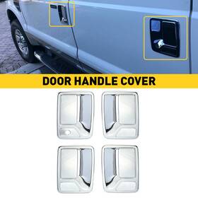 Wwd-fzd-45541 Oxilam For 1999-2016 Ford F250 F350 F450 Crew Cab Chrome Door Handle Covers Replacement