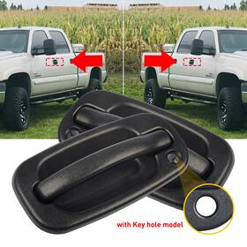 Wwd-kkk-21561 Oxilam 2x Door Handle Outside Front Left Right For 05-06 Gmc Sierra 1500 Denali 4-door