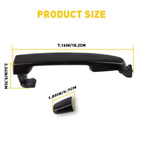 Xpd-mbs-49412 Oxilam 1pcs Rear Door Handle For Toyota 03-14 Matrix Base 01-07 Highlander Limited