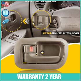 Xpd-mbs-59851 Oxilam 1 For 1998-2003 Toyota Sienna Front Door Handle Left Inside Interior Free Return