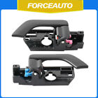P47031032c4 Pair Front Lh&rh Side Door Handles Inside Interior For 2003-08 Hyundai Tiburon