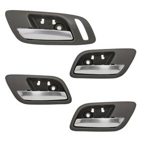 Pldde-p10-60 Pldde 4pcs Gray Chrome Interior Door Handle For 2007-2013 Chevrolet Silverado 1500