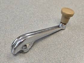 35652027 Porsche Nice Used Original Genuine 356 356a Double Hump Chrome Window Crank