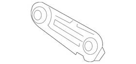 971-837-020-c-czo Porsche Genuine Interior Door Handle