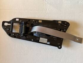 991-555-521-u01 Porsche 17-25 Interior Left Door Handle Inner Actuator Silver