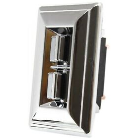 Ws873744 Power Window Switch With Trim For 78-90 Pickup Truck Gm Chrome 2 Button