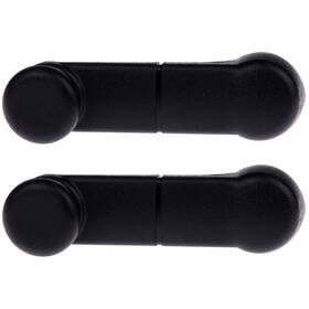 Ppt81771301s Pumpmart For 87-96 Ford F150 F250 Inner Left And Right Pair Black Door Window Crank Handles