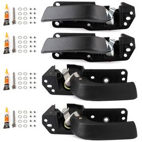 Ppt822980s01 Pumpmart For 07-13 Sierra Silverado Door Handle Repair Kit Inner Inside Lh Rh 4pcs Set