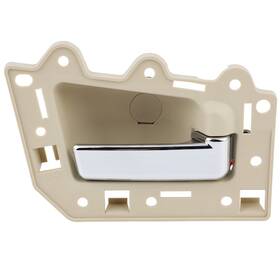 Pump12485701s Pumpmart Rear Passenger Interior Door Handle For 05-10 Jeep Grand Cherokee Beige Chrome