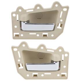 Pump823551p01 Pumpmart 2pcs Door Handle For 05-11 Jeep Grand Cherokee Rear Beige Chrome Bolt Interior