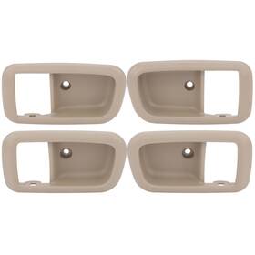 13245066 Qualitiparts 4x Interior Door Handle Bezels For Toyota Tundra 2000-2006 Front Rear Left Right